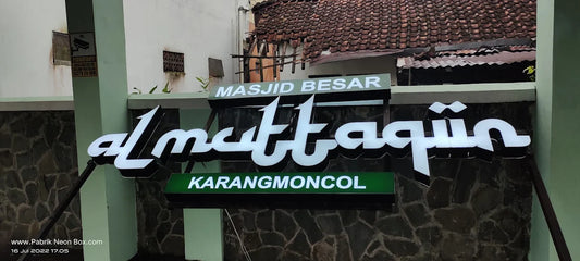 Huruf Timbul Frontlight: Solusi Branding Modern untuk Tampilan Usaha Lebih Elegan dan Profesional