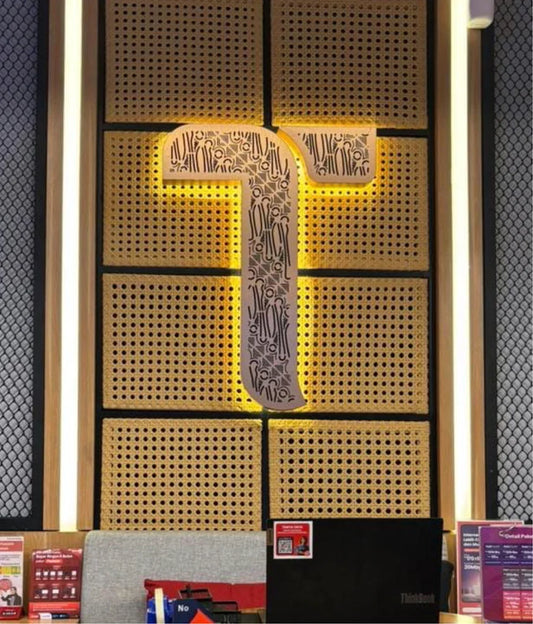 Logo Backlight Custom Premium | Huruf Timbul LED Elegan untuk Branding Bisnis