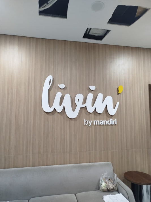 Huruf Timbul MDF: Solusi Signage Interior Modern, Estetik, dan Terjangkau untuk Branding Bisnis Anda