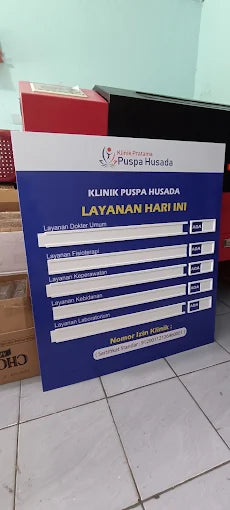 Signage Papan Jadwal: Pengertian, Fungsi, Jenis, Keunggulan, Material, dan Jasa Pembuatan Custom Terbaik
