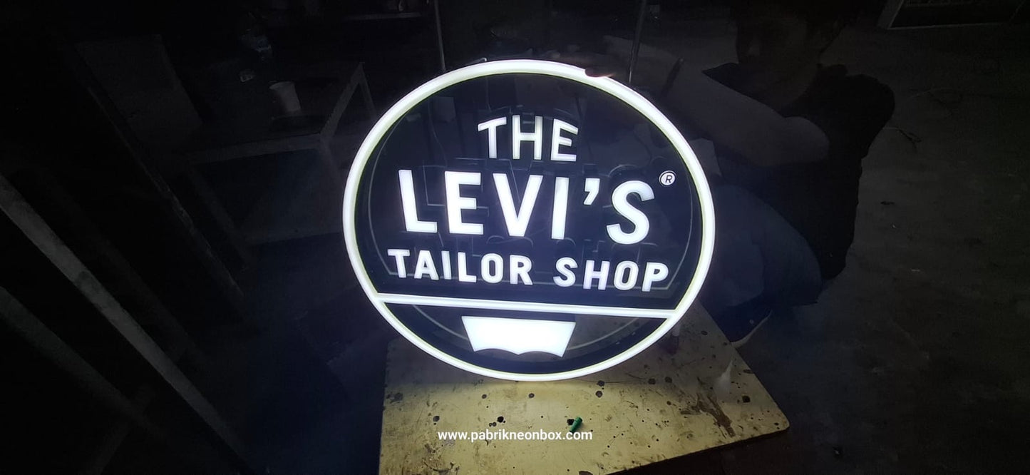 Logo Light Box 3D Jakarta – Signage 3D Premium untuk Branding Usaha