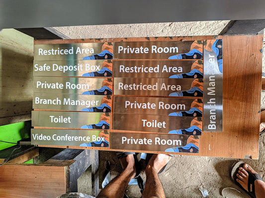 Directional Sign / Sign Penunjuk Arah Gedung & Area Publik