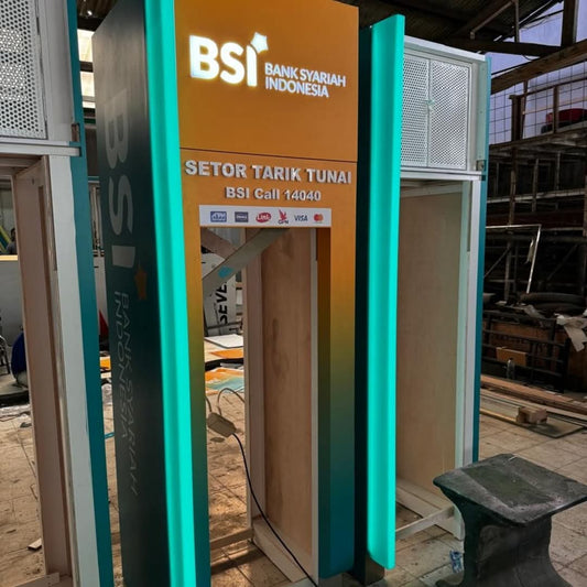 Booth ATM Custom Berkualitas – Aman, Kokoh & Modern