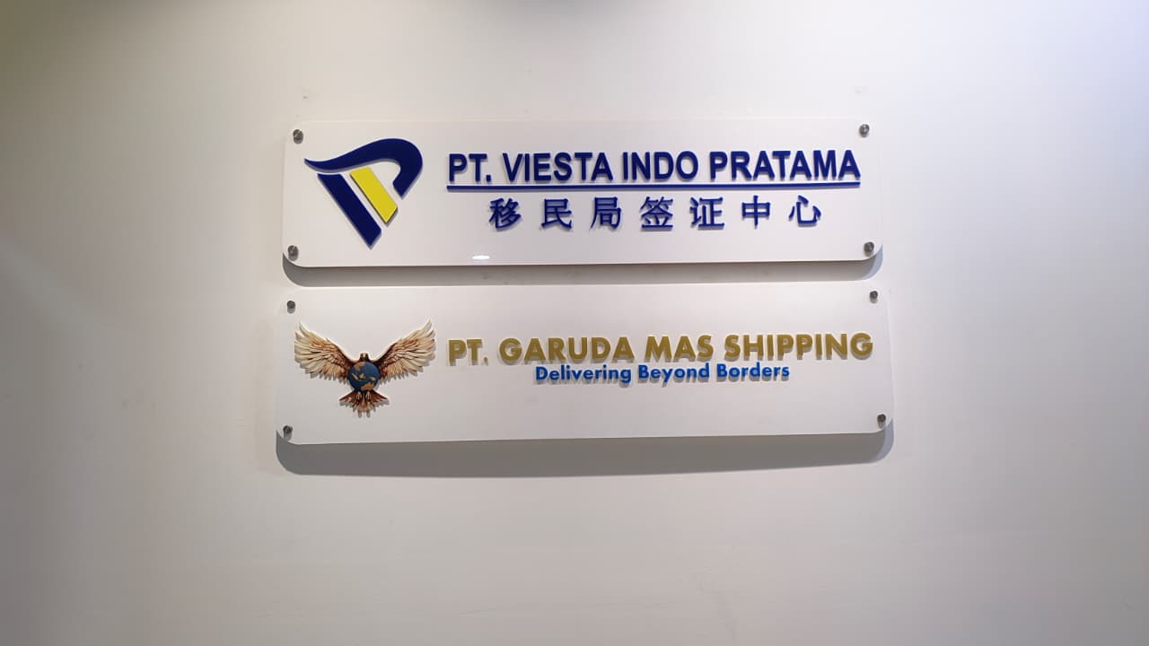 Papan Nama Akrilik Custom | Tangerang