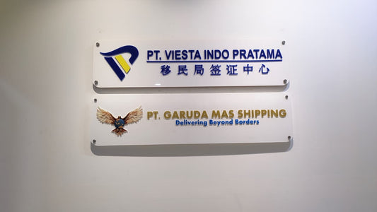 Papan Nama Akrilik Custom | Tangerang