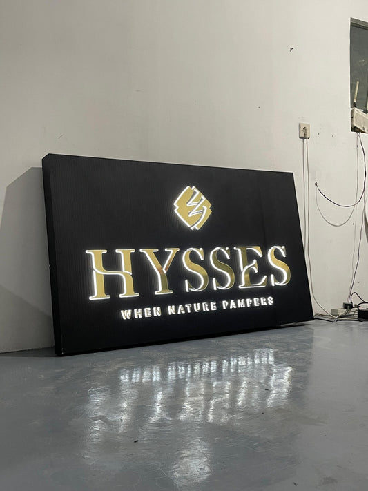 Neon Box Letter Timbul LED – Huruf 3D Menyala untuk Branding Modern