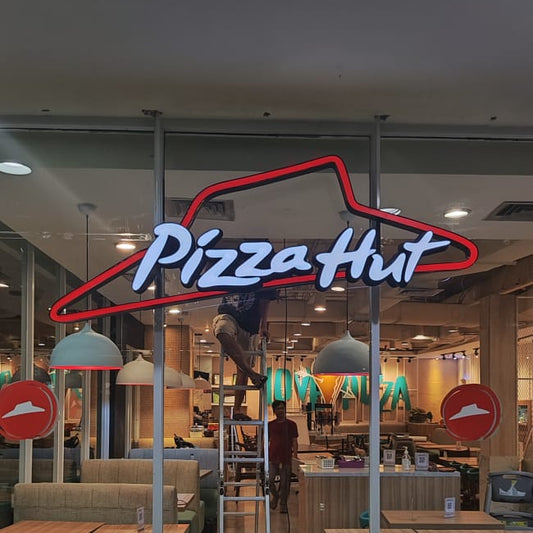 Huruf Timbul Logo Pizza Hut Indoor LED | Tangerang