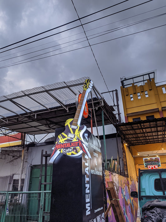 Neon Box Guitar Custom 3D  | Tangerang