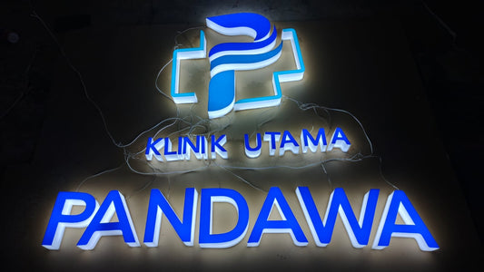 Huruf Timbul Akrilik Custom Premium | Papan Nama Toko & Logo Brand Elegan dengan Tampilan