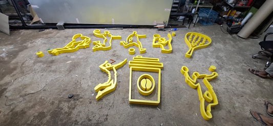 Custom Logo Sign untuk Toko, Café, & Kantor