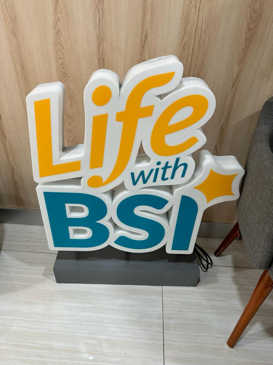 Neon Box Huruf Timbul Akrilik 3D – Tahan Lama & Elegan